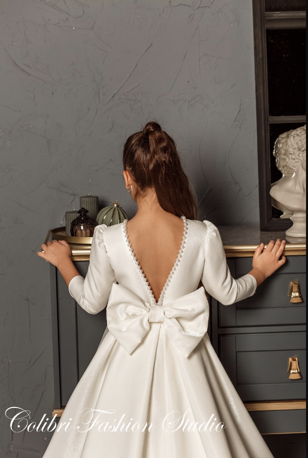 Ivory girls dress cheap