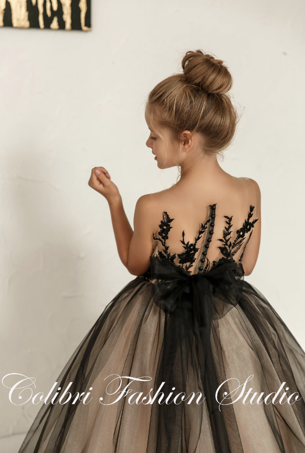 Lace flower girl dress, Tulle flower girl dress, Party dress, Princess dress, Ivory flower girl dress, Toddler flower dress
