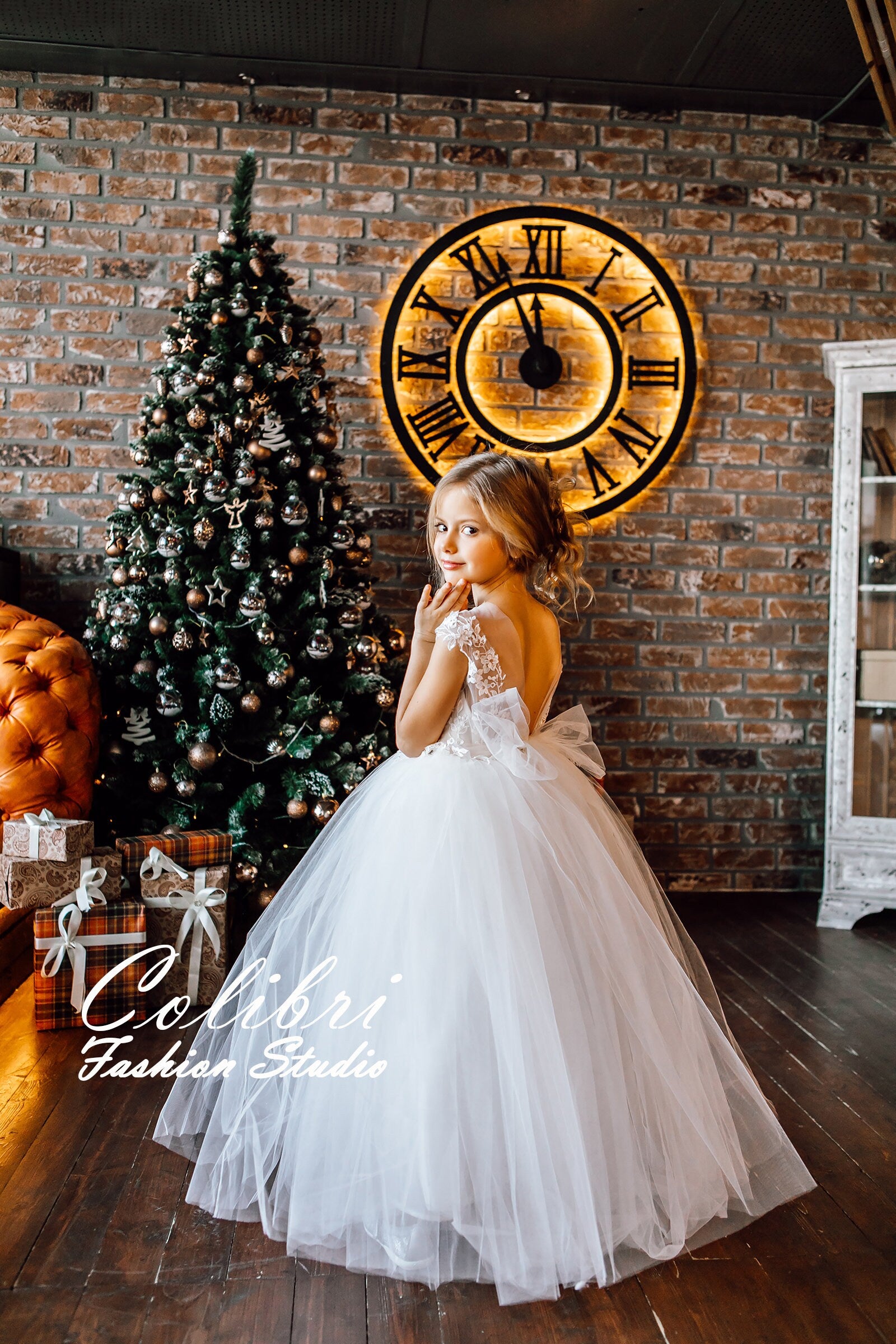 Flower girl dress toddler, Lace flower girl dress, Ivory girl dress, Tulle girl dress, Rustic flower girl dress