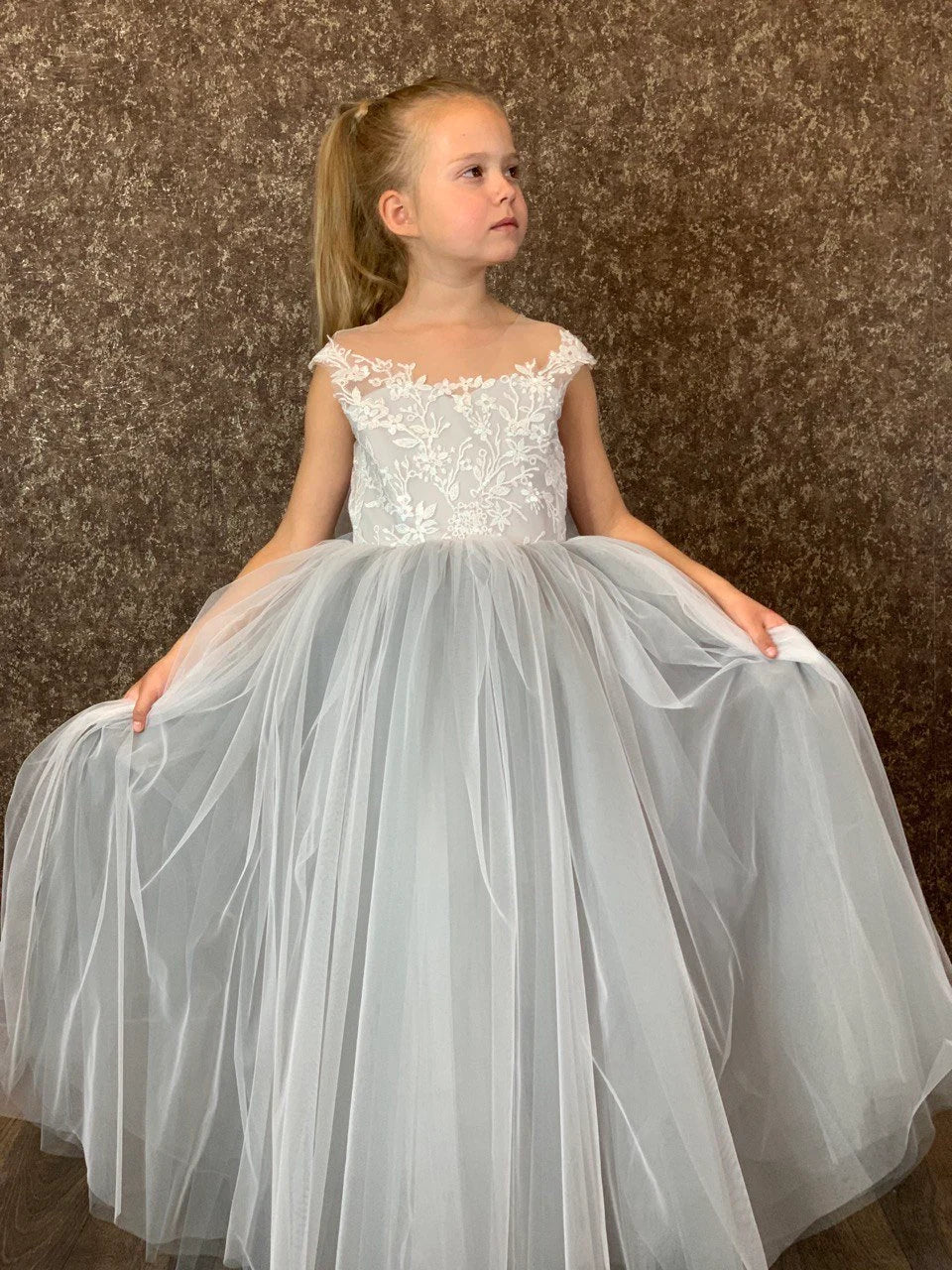 Flower girl dress, Tutu flower girl dress, Girl dress lace, Tulle girl dress, Tutu flower girl dress, Princess dresses, Boho girl dress