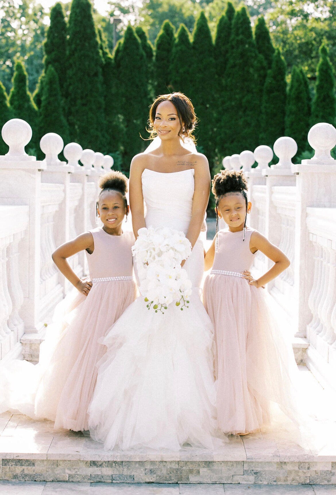 Flower girl dress Dusty rose flower girl dress Tutu tulle flower girl dress Bohemian girl dress Toddler girl dress Satin dress Girl dress