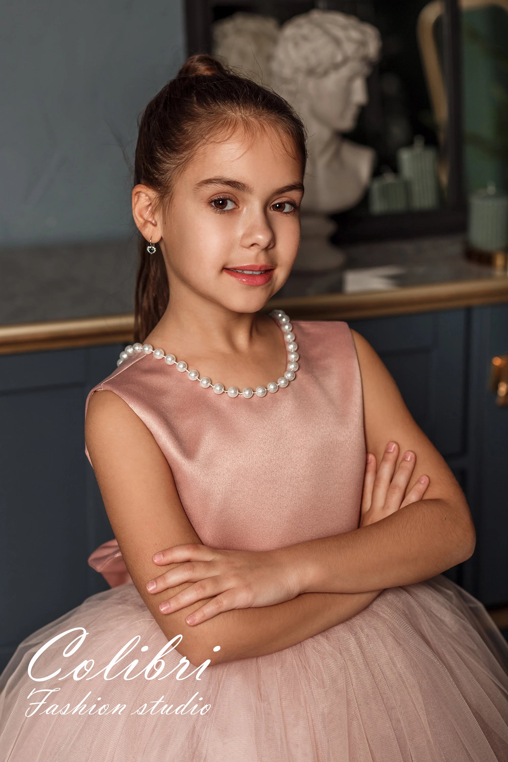 Satin flower girl dress, Dusty rose girl dress, Tulle flower girl dress, Flower girl dress tutu, Birthday dress, Toddler dress