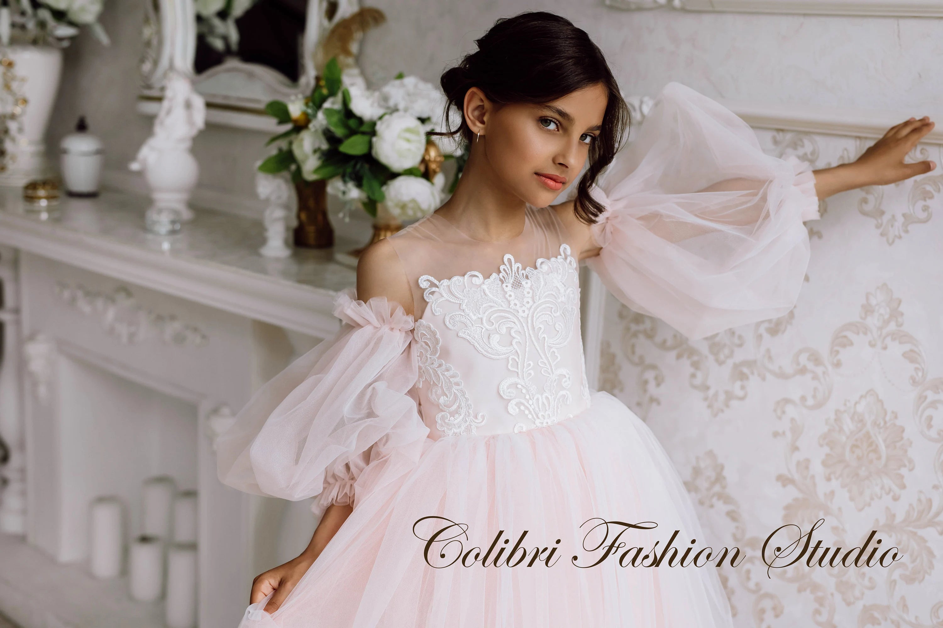 Blush flower girl dress, Tulle flower dress, Wedding flower girl dress, Toddler girl dress, Party dress, Boho girl dress Blush flower girl dress, Tulle flower dress, Wedding flower girl dress, Toddler girl dress, Party dress, Boho girl dress