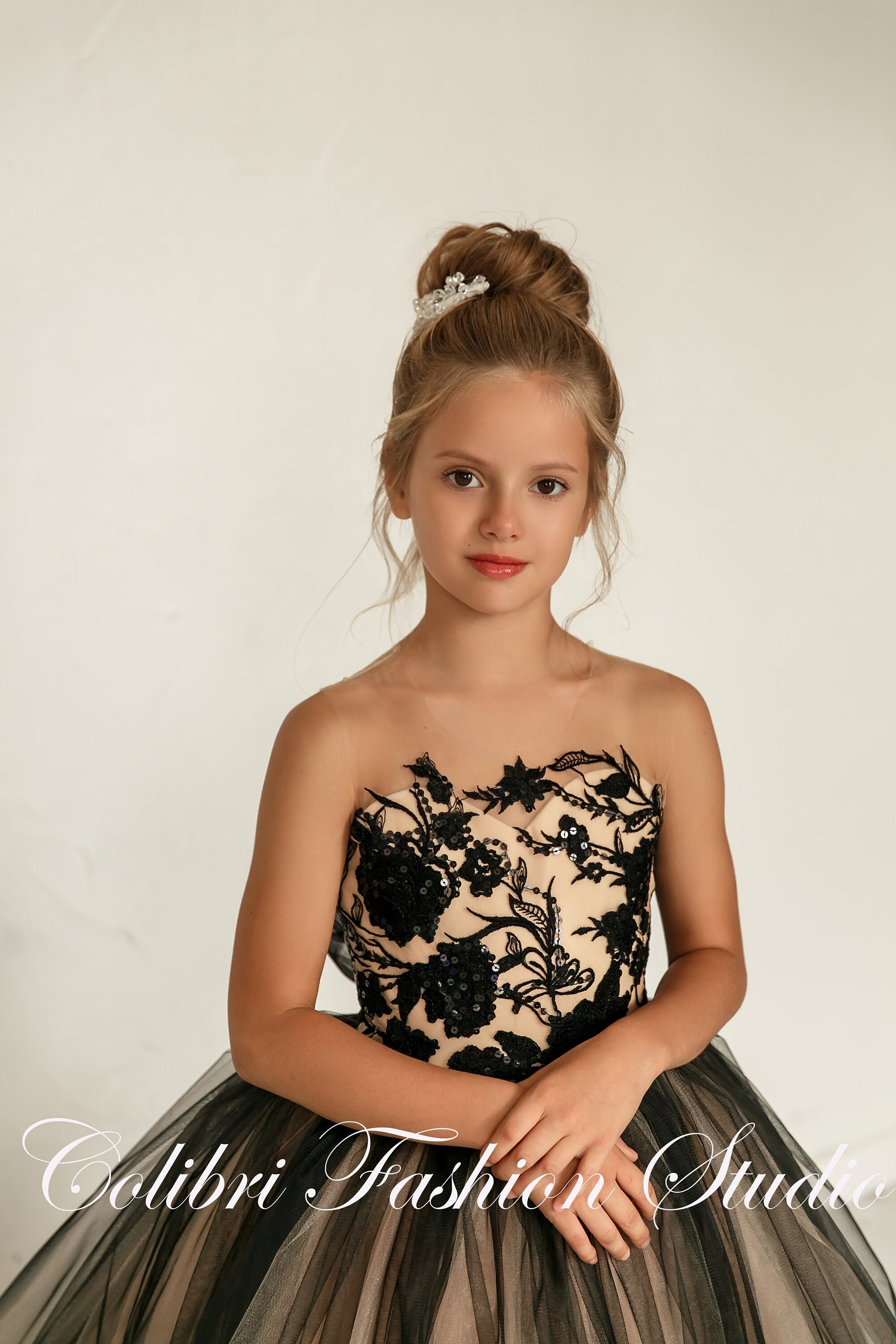 Lace flower girl dress, Tulle flower girl dress, Party dress, Princess dress, Ivory flower girl dress, Toddler flower dress