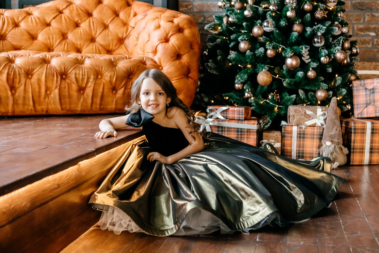 Little girl black flower girl dress sales