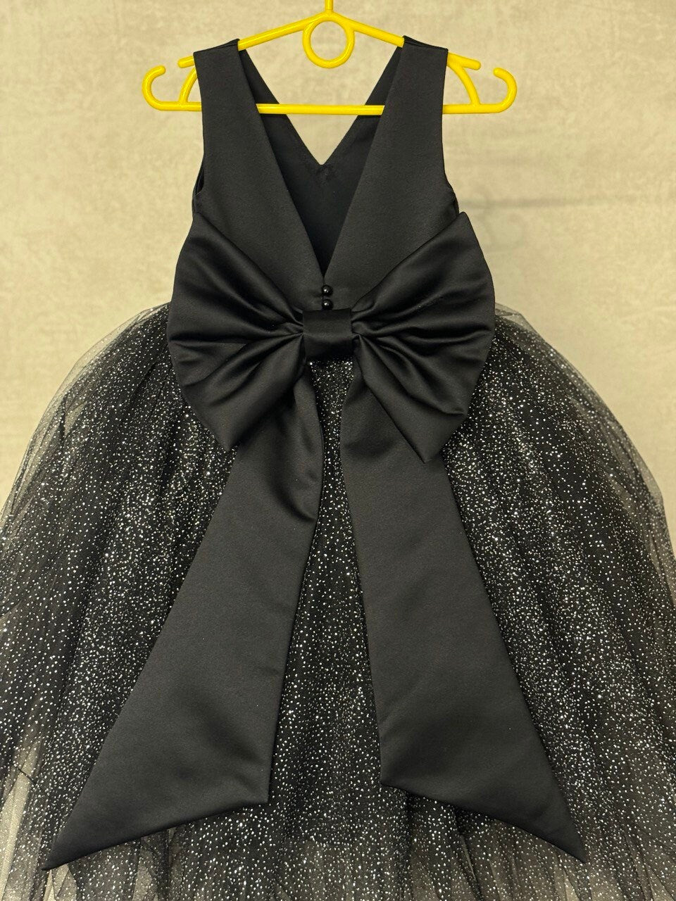 Girl birthday party dress Girl tulle dress black Little girl beach dress Toddler flower girl dress long skirt