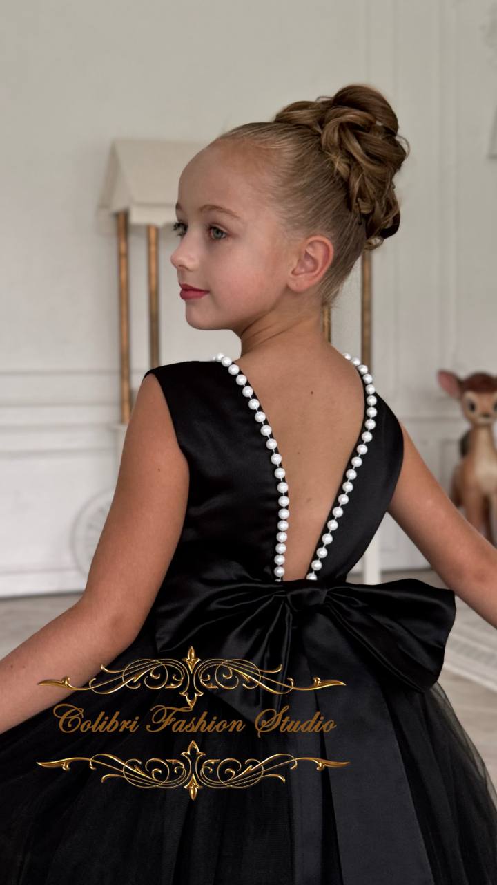 Satin flower girl dress, Dusty rose girl dress, Tulle flower girl dres Colibri Fashion Studio Satin flower girl dress, Dusty rose girl dress, Tulle flower girl dres Colibri Fashion Studio
