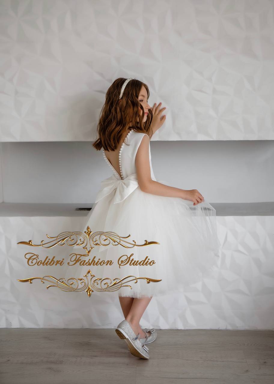 communion dresses knee length Knee Length Communion Dresses Joan Calabrese White Tea Length Lace Hem Dress 119377 8X (14) White