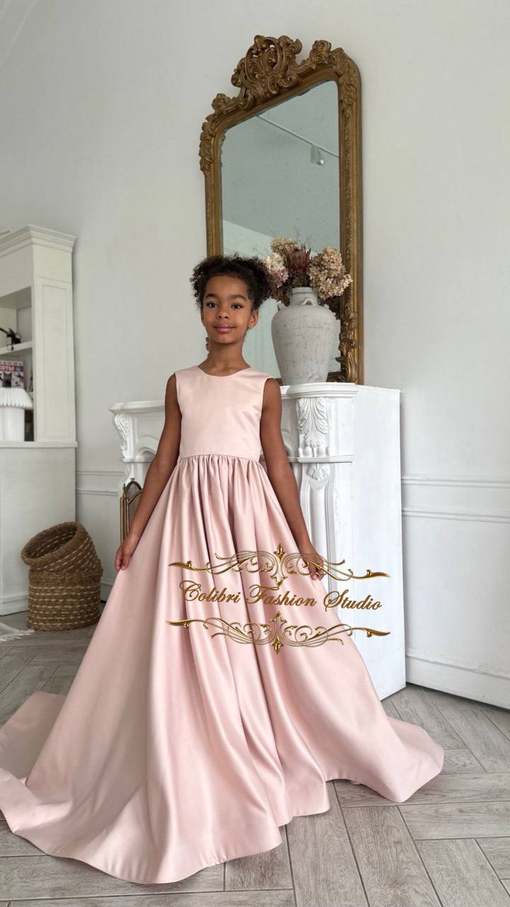 Tutu flower girl dress, Satin girl dress, Flower girl dress white, Baptism dress, Ivory girl dress, Party girl dress, Dress with train Tutu flower girl dress, Satin girl dress, Flower girl dress white, Baptism dress, Ivory girl dress, Party girl dress, Dress with train