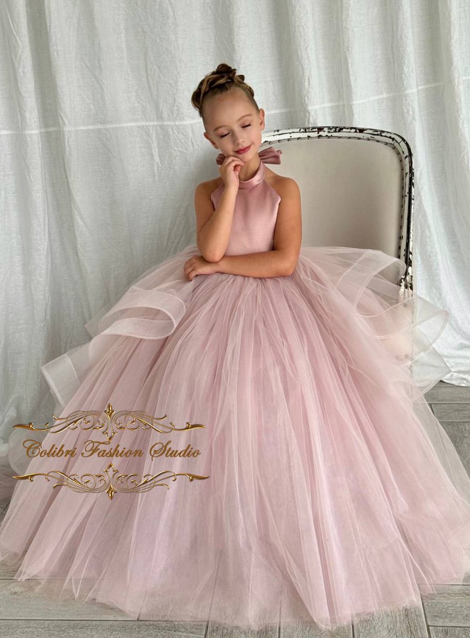 Flower girl dress Ivory tulle junior flower dress Party dress Ball gow Colibri Fashion Studio